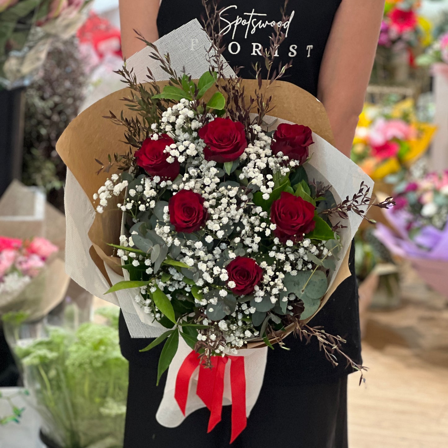 Ravishing Red Roses Bouquet