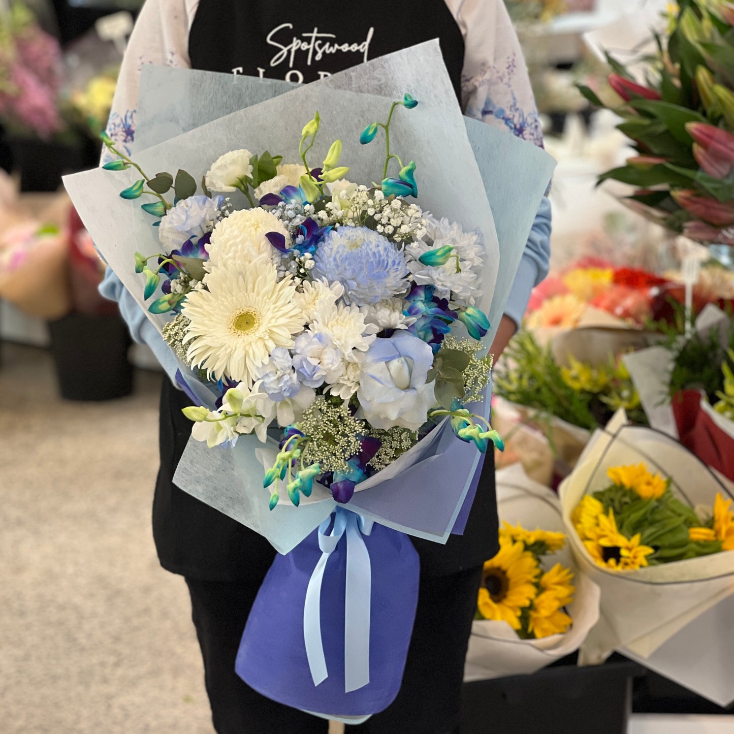 Dreamy Blue Skies Bouquet