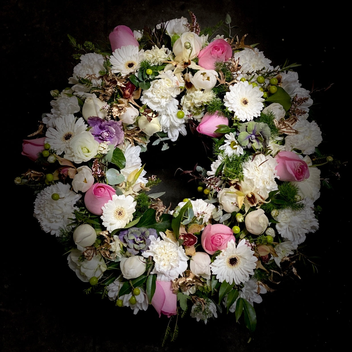 Hollow Funeral Wreath Tribute