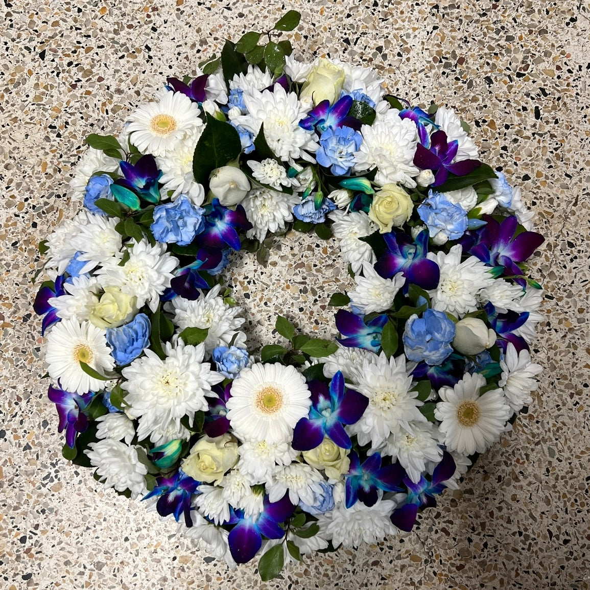 Hollow Funeral Wreath Tribute