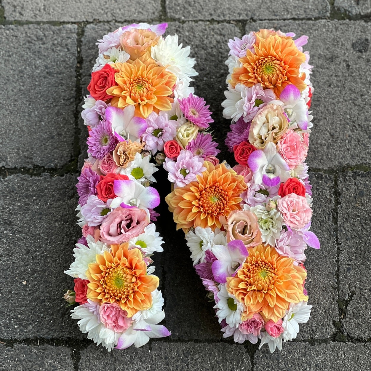 Floral Letters Flower Names