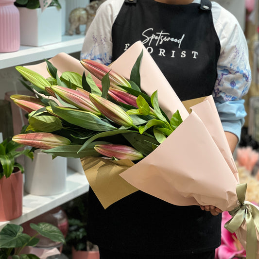 Lovely Lasting Pink Lilies