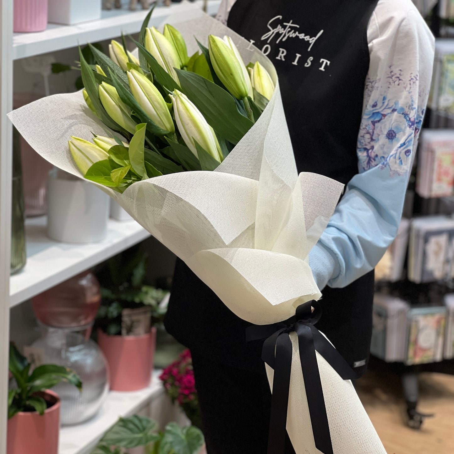 Lovely Lasting White Lilies