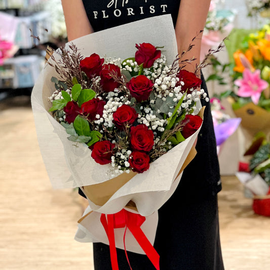 Ravishing Red Roses Bouquet